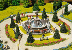 FALLER Ornamental Fountain Model Kit III HO Gauge 130232