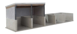 Walthers Cornerstone Bulk Materials Storage Building Kit HO Gauge WH933-4139