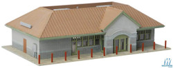 Walthers Cornerstone Modern Suburban Station Building Kit N Gauge WH933-3887