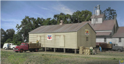 Walthers Cornerstone Co-op Storage Shed Building Kit N Gauge WH933-3230