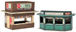 Walthers Cornerstone Newsstands (2) Building Kit HO Gauge WH933-3773