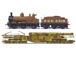 Oxford Dean Goods ROD WW1 Boch Buster Train Pack OO Gauge OR76BOOM04
