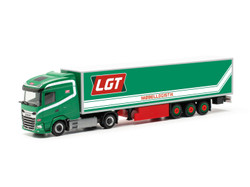 Herpa DAF XG Box Semitrailer LGT Logistics HO Gauge HA317245