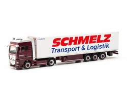Herpa MAN TGX GX Box Semitrailer Schmelz Kassel HO Gauge HA317351