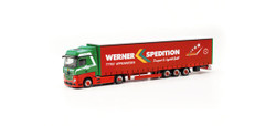 Herpa MB Actros Bigspace 15 Lowliner Semitrailer Werner HO Gauge HA317214