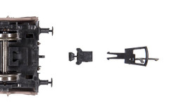 Dapol NEM Pocket (Dovetail) w/Tension Lock Coupler 5 Pairs OO Gauge DA4A-000-016