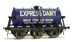 Dapol 6 Wheel Milk Tanker Express Dairies 4405 O Gauge 7F-031-007