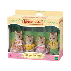 Striped Cat Family - SYLVANIAN Families Figures 5180