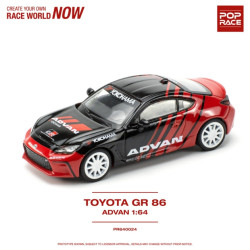Pop Race Toyota GR86 Advan 1:64 Diecast Model