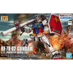 Bandai HG GTO 1/144 RX-78-02 Gundam E.F.F Prototype Mobile Suit Gunpla Kit 58929