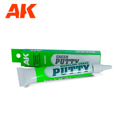 AK Interactive 9329 Modelling Green Putty Filler - High Quality 20ml