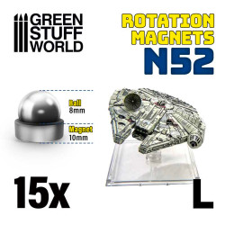 Green Stuff World Rotation Magnets - Size L - Model Display Enhancement 9277