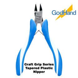 GodHand Craft Grip Series Tapered Plastic Nipper Made In Japan CPN-120-S