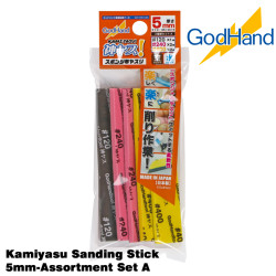 GodHand Kamiyasu Sanding Stick 5mm-Assortment Set A Made In Japan KS5-A3A