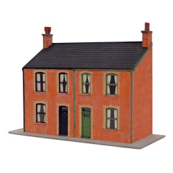 PECO LK-206 Lineside OO/HO Victorian Low Relief House Fronts - Laser Cut Kit