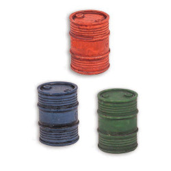 PECO LK-771 	Oil Drums (3) O Gauge