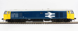 Heljan HN4021 Class 50 BR Large Logo Blue Unnumbered O Gauge Diesel Loco