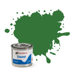 HUMBROL 131 Mid Green Satin Enamel 14ml Model Kit Paint