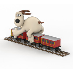 Corgi Wallace & Gromit: The Wrong Trousers - Gromit & Coaches CC80603