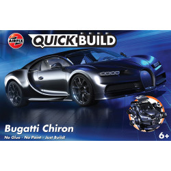 Airfix J6025 QUICKBUILD Bugatti Chiron - Black Model Kit