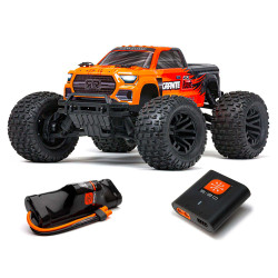 Arrma Granite Boost 4x2 550 Mega 1:10 Monster Truck Orange w/Battery & Charger