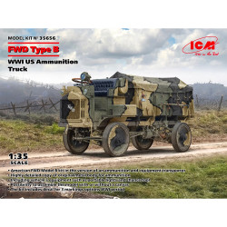ICM 35656 FWD Type B WWI US Ammunition Truck 1:35 Model Kit