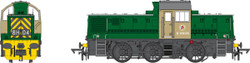 Heljan 1412  Class 14 D9505 BR Green w/Wasp Stripes OO Gauge