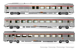 Jouef HJ4165  SNCF TEE Mistral Coach Set 2 (3) IV HO