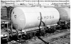Electrotren HE6023  RENFE Campsa 3 Axle Tank Wagon Set (2) IV HO