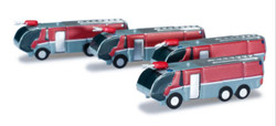 Herpa Wings 520867 Airport Fire Engine Set 4pcs (1:500)