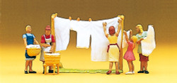 Preiser 10050 Women Hanging Washing (5) Exclusive Figure Set HO