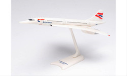 Herpa Wings 613439 Snapfit Concorde British Airways G-BOAC (1:250)