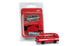 Herpa 12591 Minikit VW T3 Bus Fire Brigade HO