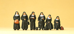 Preiser 10402 Nuns (6) Exclusive Figure Set HO