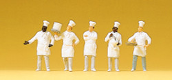 Preiser 10330 Chefs at the Buffet (5) Exclusive Figure Set HO