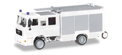Herpa 12898 Minikit - MAN M 2000 HLF20 Fire Engine White HO