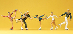 Preiser 10314 Figure Skaters (6) Exclusive Figure Set HO