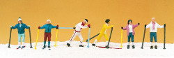 Preiser 10312 Cross Country Skiers (6) Exclusive Figure Set HO