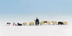 Noch 45750 Shepherds (2) and Sheep (10) Figure Set TT Scale