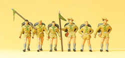 Preiser 10260 Boy Scouts (6) Exclusive Figure Set HO