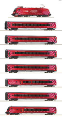 Roco OBB Railjet '100 Years of OBB' Train Pack VI (DCC-Sound) RC5510002 HO Gauge