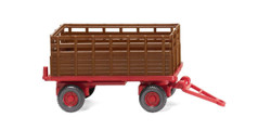 Wiking 038404 Agricultural Trailer Fawn Brown HO