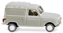 Wiking 022501 Renault R4 Box Van Grey HO