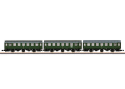 Marklin MN87062 DB Rebuilt Commuter Coach Set (3) IV Z Scale