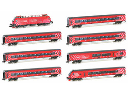 Hobbytrain OBB Railjet Rh1116 100yr Train Pack VI H25227 N Gauge