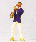 Preiser 29053 Saxophonist Figure HO