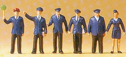 Preiser 14011 DB Railway Personnel (6) Standard Figure Set HO