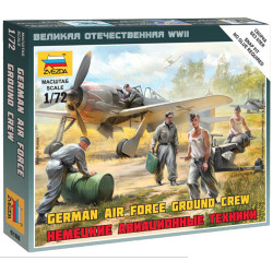 ZVEZDA 6188 German Luftwaffe Ground Crew 1:72 Snap Fit Model Kit