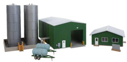 Walthers Cornerstone 933-4128  Fertilizer Distribution Facility Kit HO