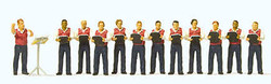 Preiser 10599 Male Choir (11) and Conductor Exclusive Figure Set HO